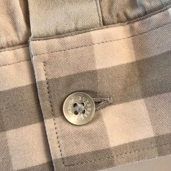 BURBERRY London Grey House Check Button-down Shirt 3\4-Sleeve XL MSRP $600 - Picture 3 of 6